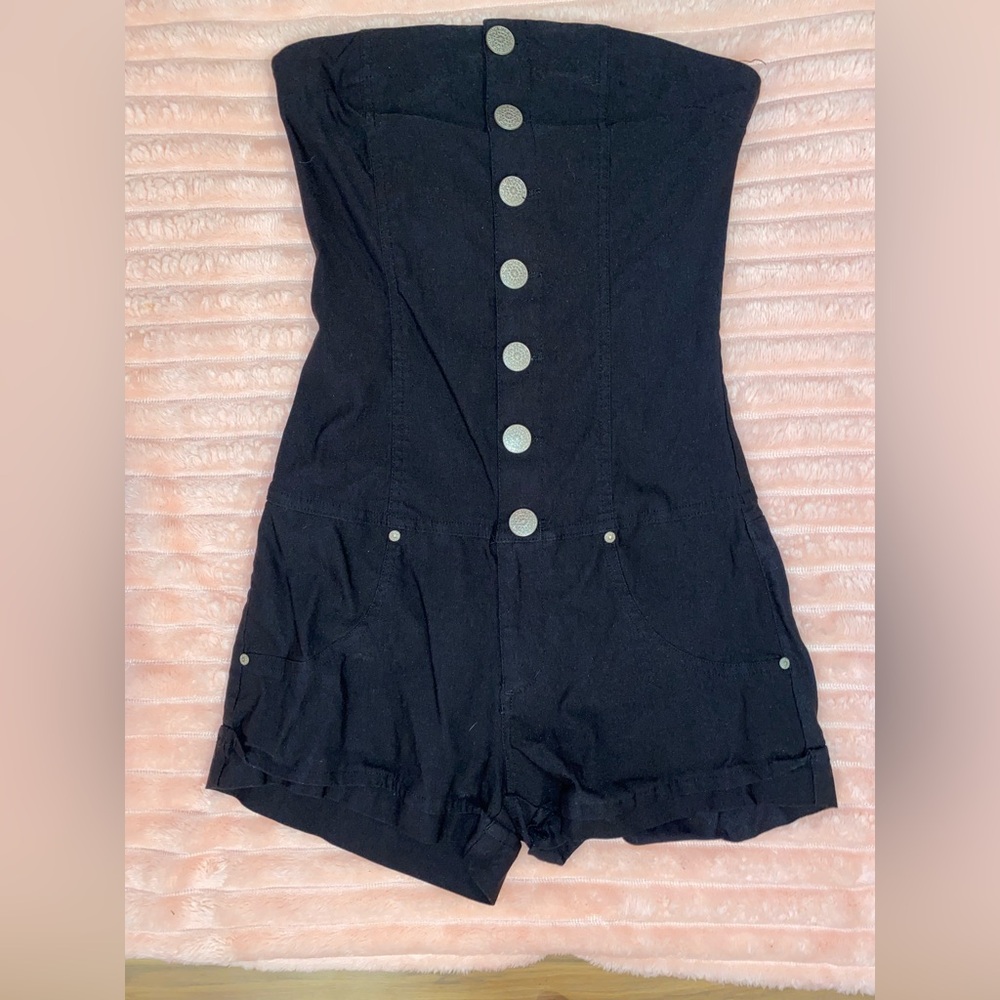 Poetry Clothing strapless romper